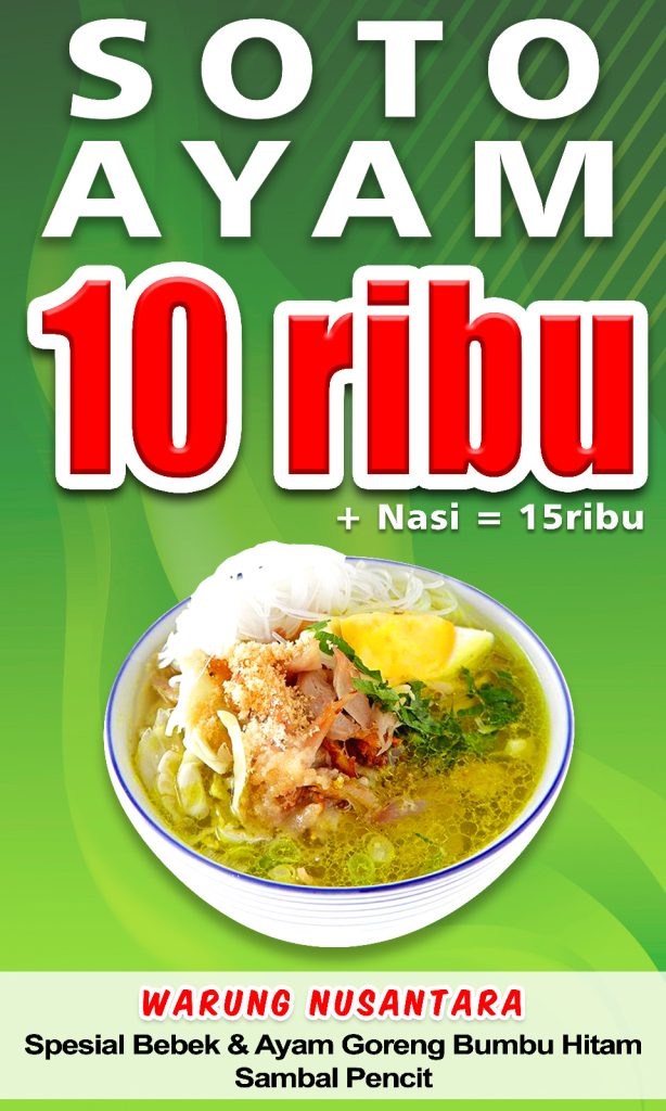 Soto ayam warung nusantara